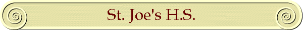 St. Joe's H.S.